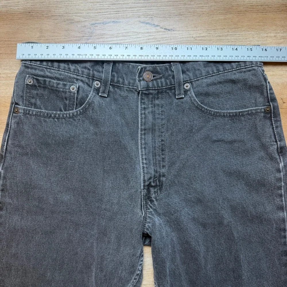 Vintage Levi's 550 Relaxed Fit Jeans Mens 33x32 Black Faded Tapered Made in USA